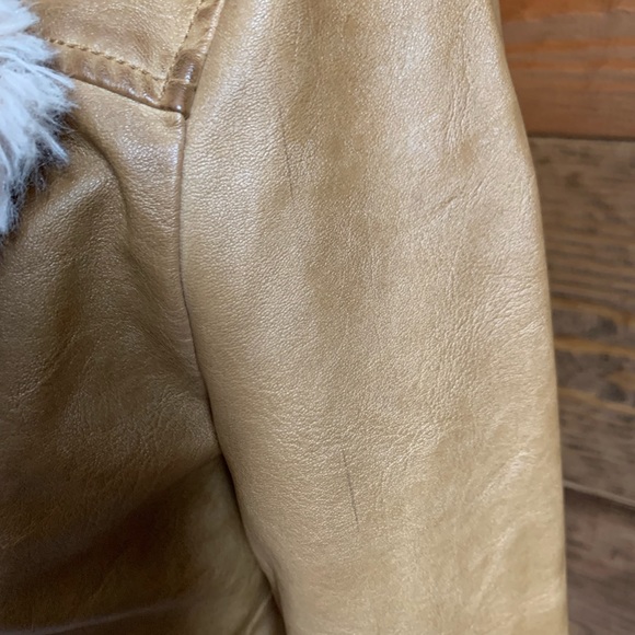NWOT Blu Pepper Faux Leather Jacket - Picture 6 of 8